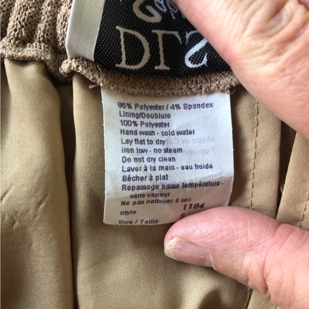 Vintage DLS de‎ la Salonniere Skirt and Top Women's Size 8 Knit Modest - Picture 7 of 16
